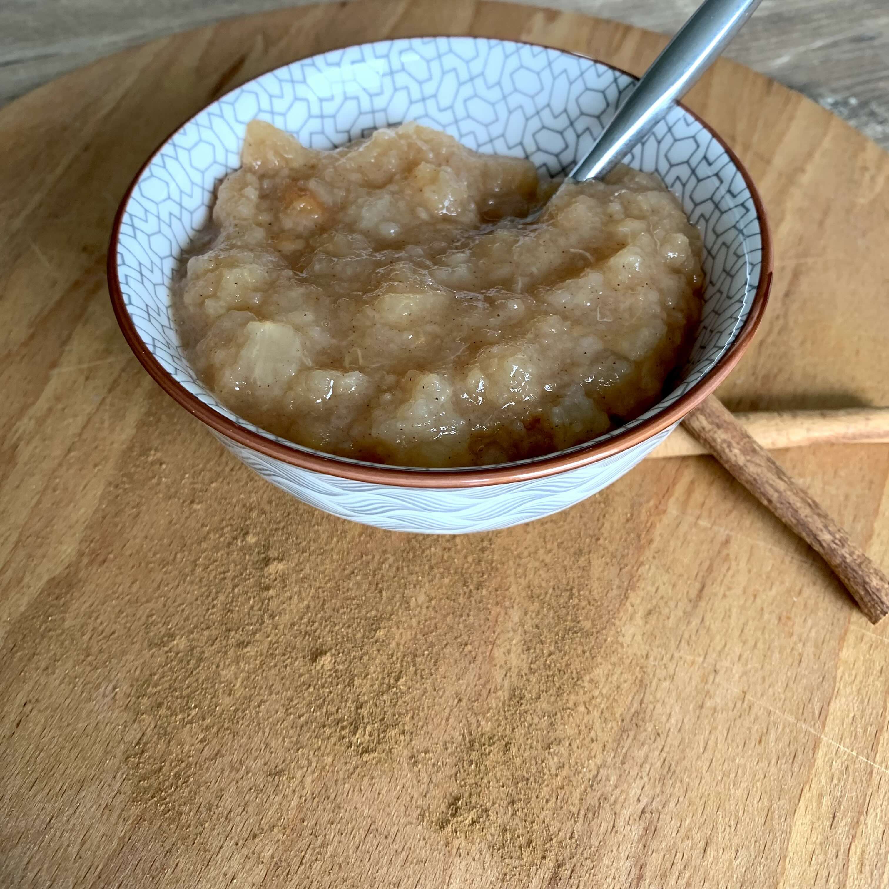 Compote de pommes au barbecue