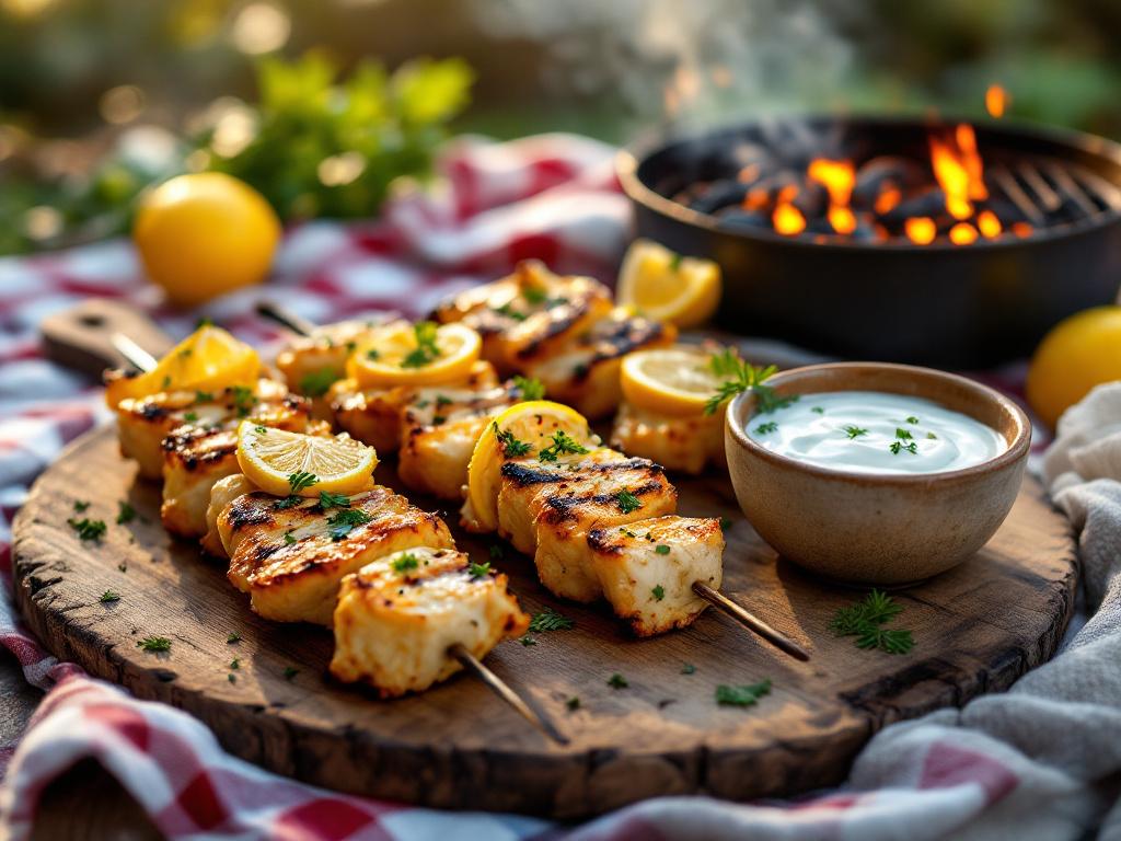 Aiguillettes de poulet marinées au citron